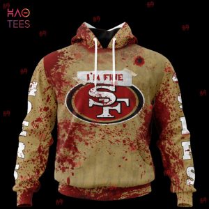 BEST 49ers Halloween Blood Jersey LIMITED EDITION 3D Hoodie