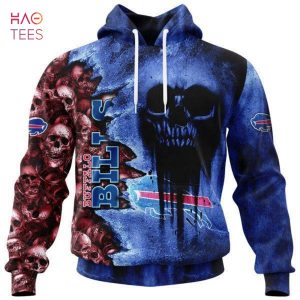 BEST Bills Halloween Cemetery Skull Jersey LIMITED EDITION 3D Hoodie