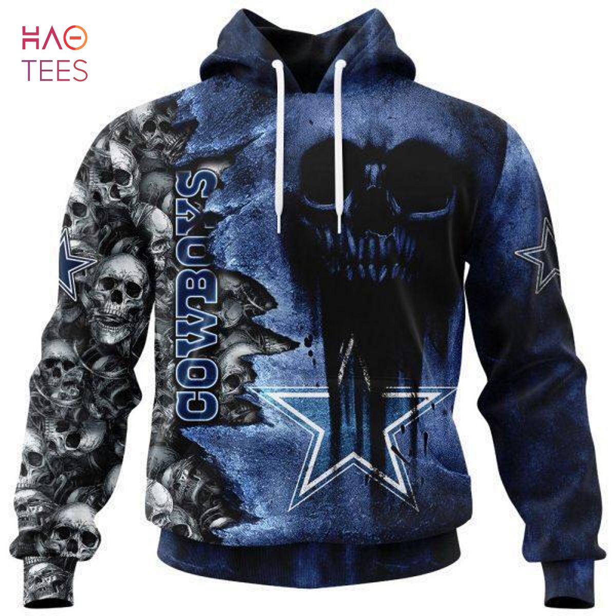 BEST Cowboys Halloween Cemetery Skull Jersey LIMITED EDITION 3D Hoodie