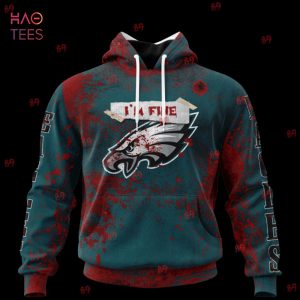 BEST Eagles Halloween Blood Jersey LIMITED EDITION 3D Hoodie