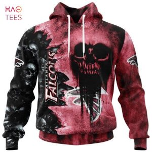 BEST Falcons Halloween Cemetery Skull Jersey LIMITED EDITION 3D Hoodie