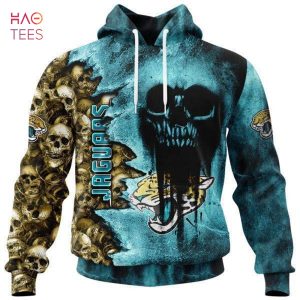 BEST Jaguars Halloween Cemetery Skull Jersey LIMITED EDITION 3D Hoodie