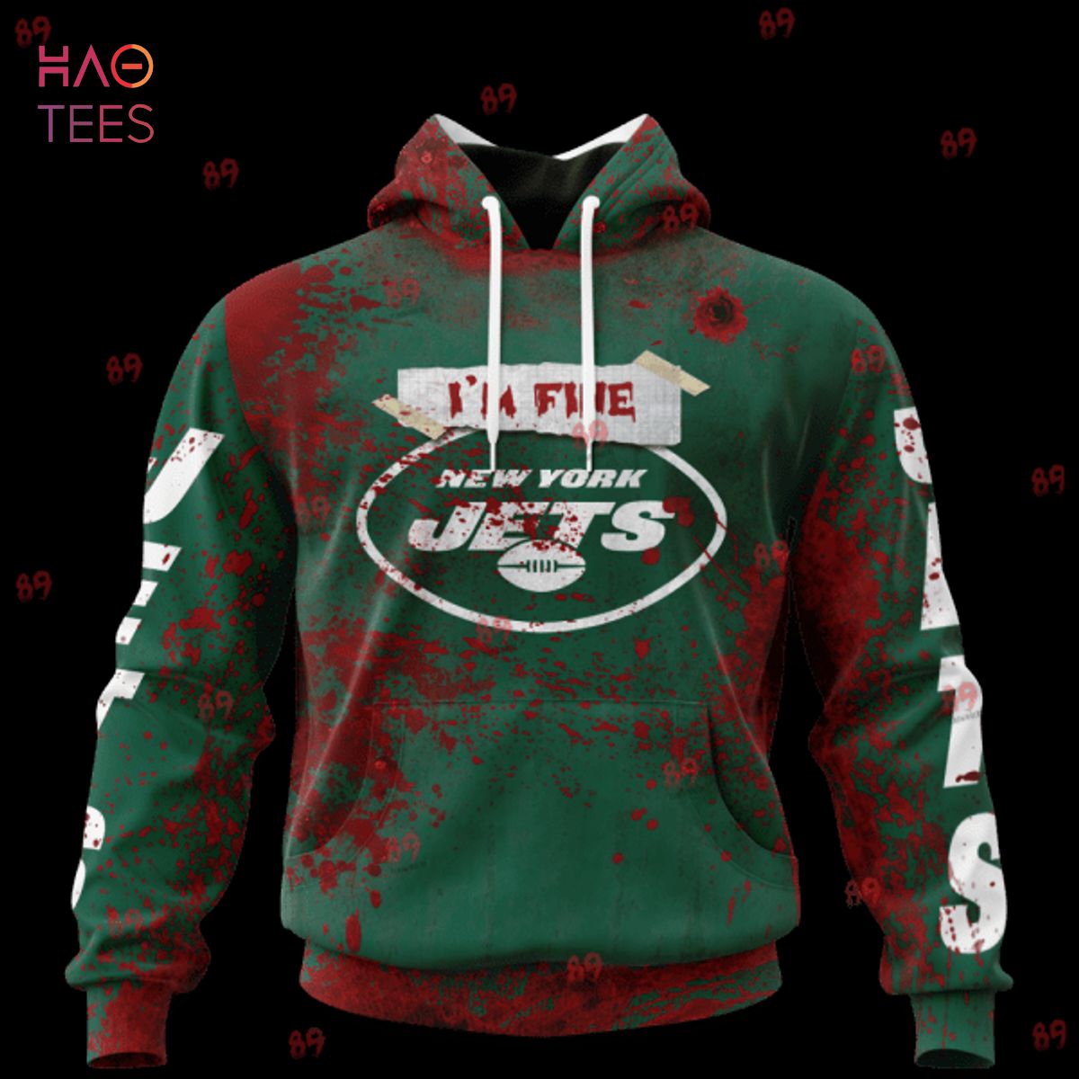 BEST Jets Halloween Blood Jersey LIMITED EDITION 3D Hoodie