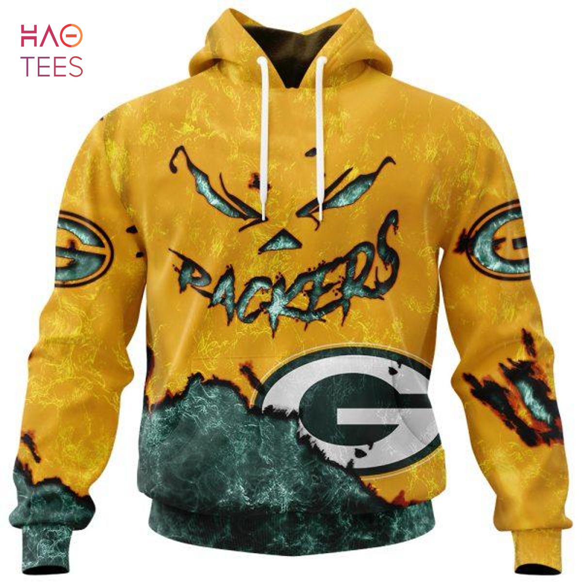 BEST Packers Halloween Jersey LIMITED EDITION 3D Hoodie