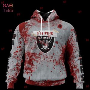 BEST Raiders Halloween Blood Jersey LIMITED EDITION 3D Hoodie