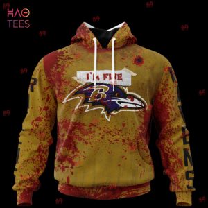 BEST Ravens Halloween Blood Jersey LIMITED EDITION 3D Hoodie