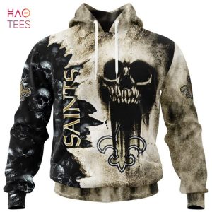 BEST Saints Halloween Cemetery Skull Jersey LIMITED EDITION 3D Hoodie