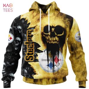 BEST Steelers Halloween Cemetery Skull Jersey LIMITED EDITION 3D Hoodie