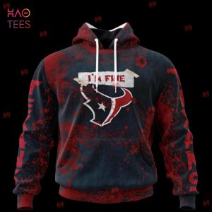 BEST Texans Halloween Blood Jersey LIMITED EDITION 3D Hoodie