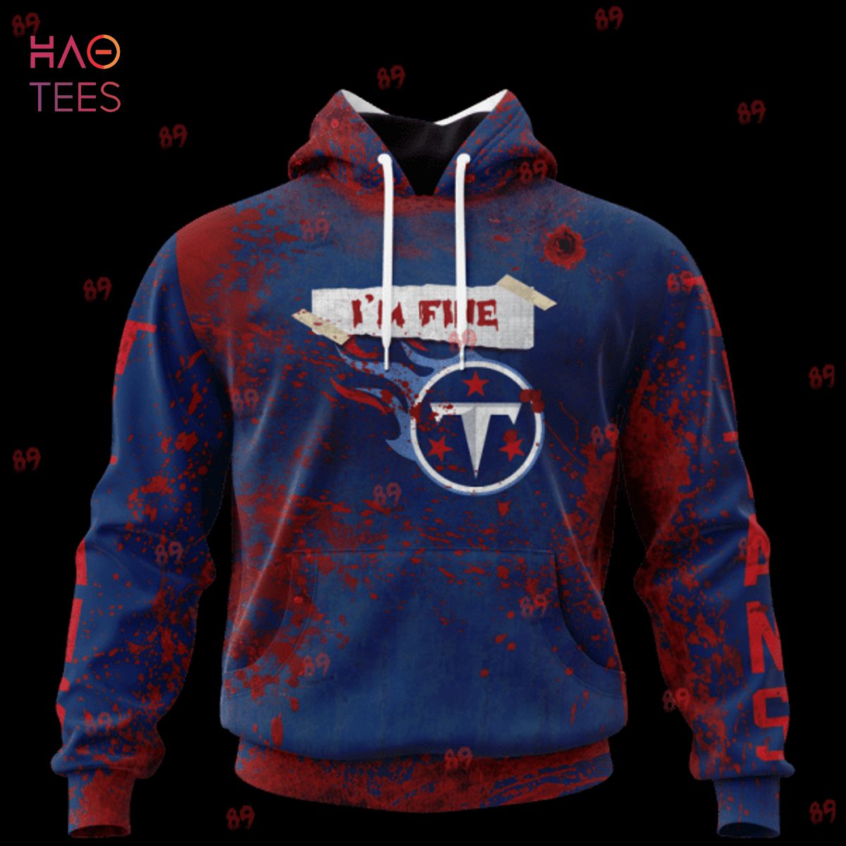 BEST Titans Halloween Blood Jersey LIMITED EDITION 3D Hoodie