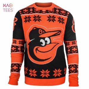 BEST Baltimore Baseball Big Logo Ugly Sweater