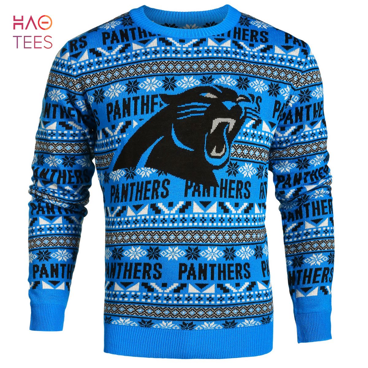 BEST Carolina Panthers Aztec NFL Ugly Crew Neck Sweater BEST Carolina Panthers Aztec NFL Ugly Crew Neck Sweater