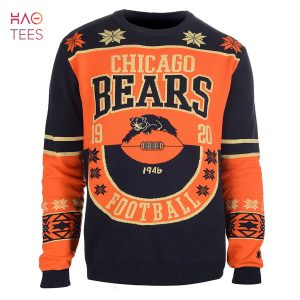 BEST Chicago Bears Retro Cotton Sweater