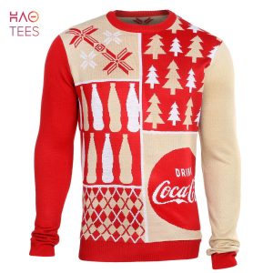 BEST Coca-Cola Patches Sweater by Forever Collectibles