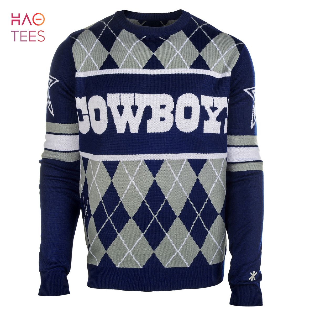 BEST Dallas Cowboys EXCLUSIVE Argyle Sweater BEST Dallas Cowboys EXCLUSIVE Argyle Sweater