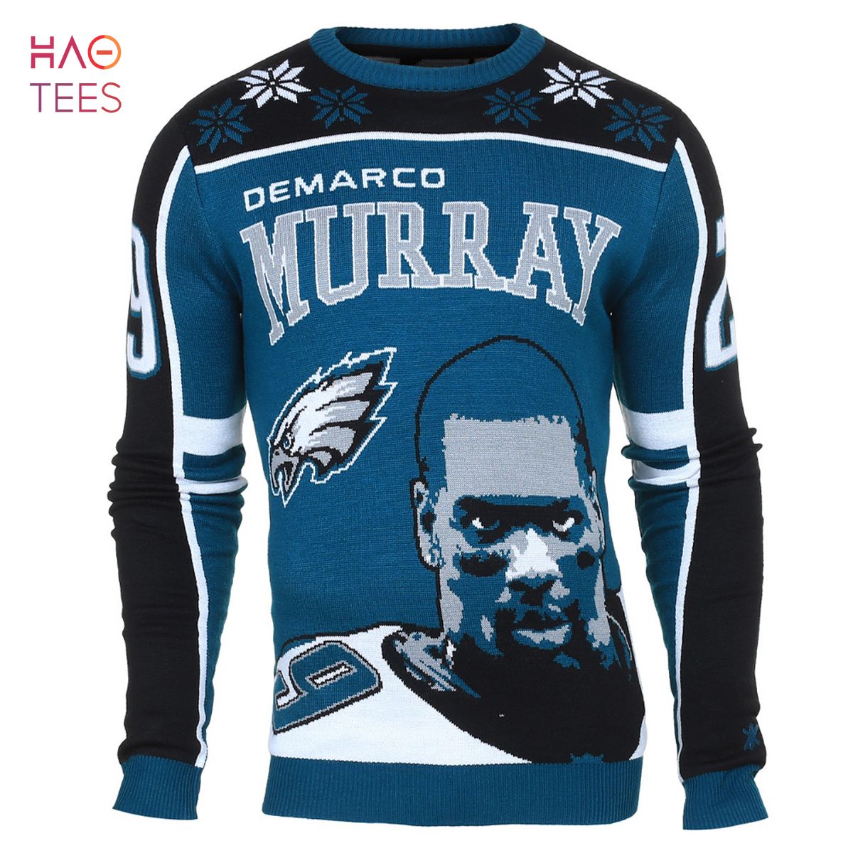 BEST DeMarco Murray 29 Philadelphia Eagles NFL Player Ugly Sweater BEST DeMarco Murray 29 Philadelphia Eagles NFL Player Ugly Sweater