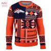 BEST Denver Broncos NFL Repeat Patches Holiday Sweater BEST Denver Broncos NFL Repeat Patches Holiday Sweater
