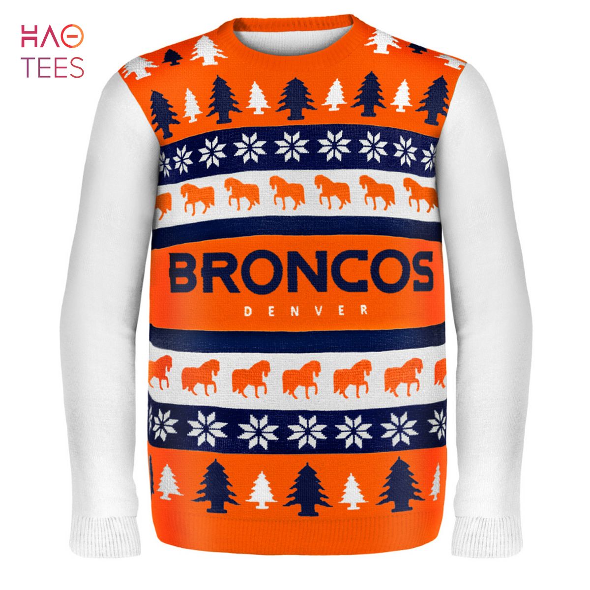 BEST Denver Broncos NFL Ugly Sweater Wordmark BEST Denver Broncos NFL Ugly Sweater Wordmark