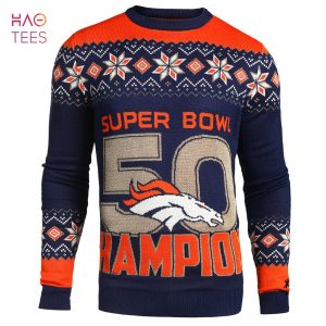 BEST Denver Broncos Super Bowl 50 Champions Sweater