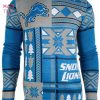 BEST Detroit Lions Retro Cotton Sweater