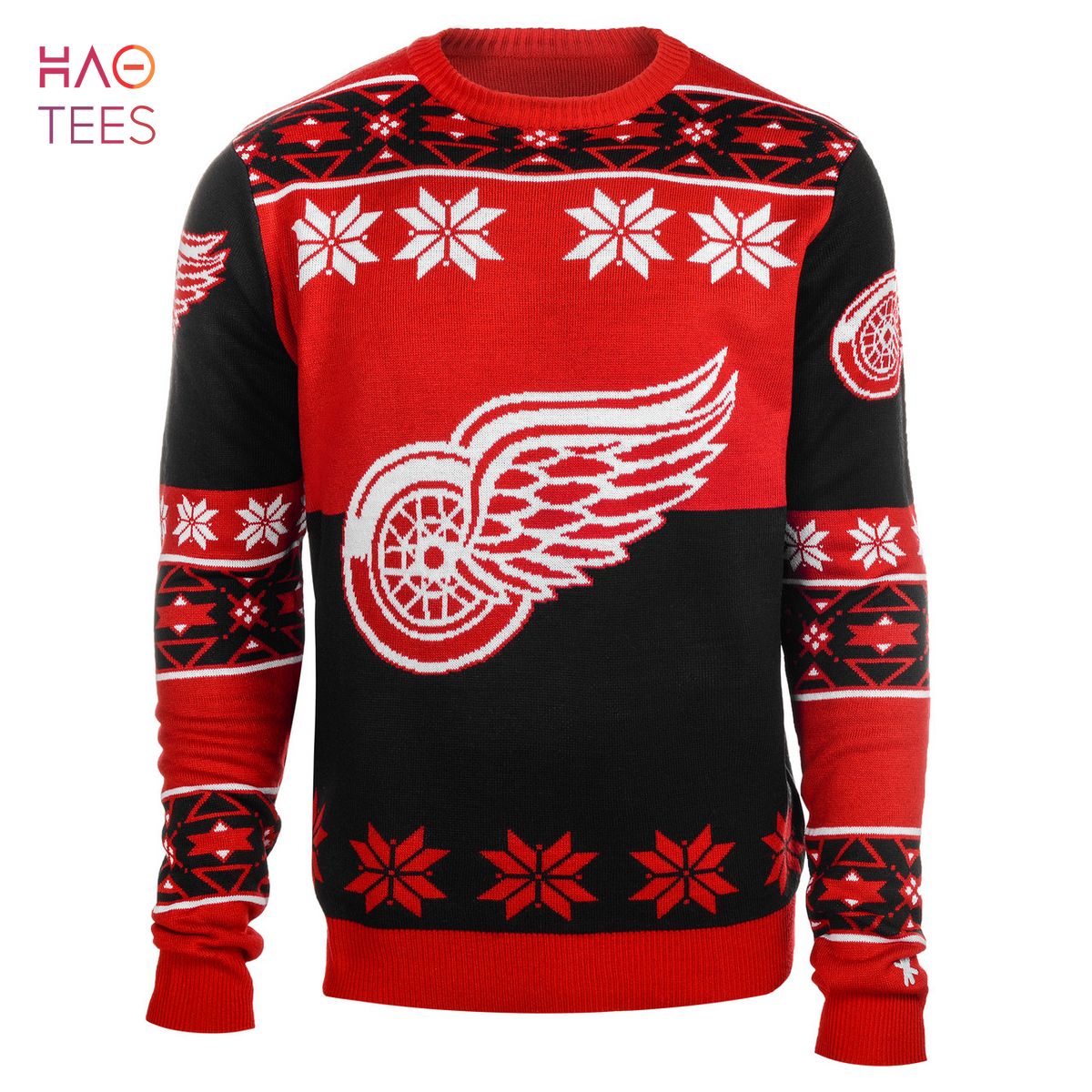 BEST Detroit Red Wings_ Detroit Red Wings Big Logo NHL Ugly Sweater BEST Detroit Red Wings_ Detroit Red Wings Big Logo NHL Ugly Sweater