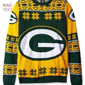 BEST Green Bay Packers Big Logo NFL Ugly Sweater