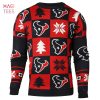 BEST HOUSTON TEXANS BIG LOGO UGLY CREW NECK SWEATER BEST HOUSTON TEXANS BIG LOGO UGLY CREW NECK SWEATER