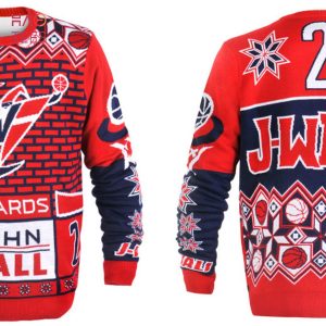 BEST John Wall Washington Wizards  BRICKS NBA Ugly Player Sweater By Forever Collectibles