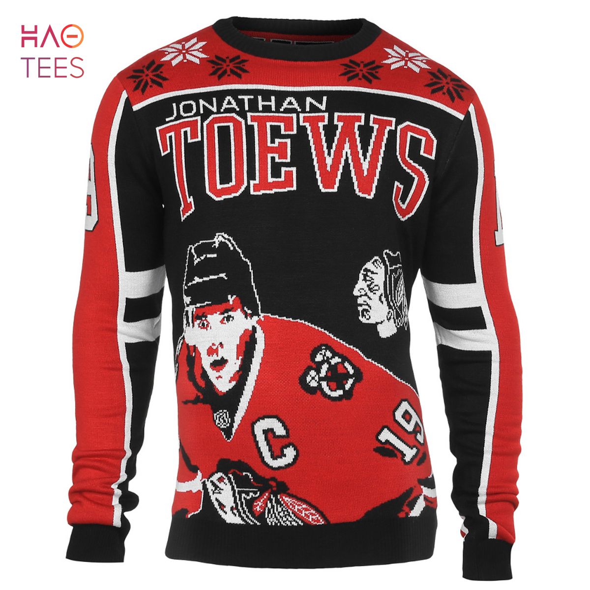 BEST Jonathan Toews 19 Chicago Blackhawks NHL Player Ugly Sweater BEST Jonathan Toews 19 Chicago Blackhawks NHL Player Ugly Sweater