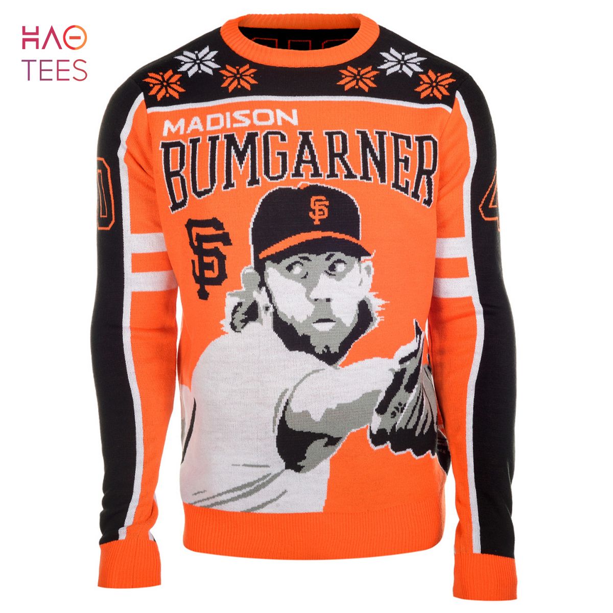 BEST Madison Bumgarner 40 San Francisco Giants MLB Player Ugly Sweater