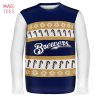 BEST Milwaukee Brewers MLB Ugly Sweater Wordmark