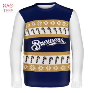 BEST Milwaukee Brewers MLB Ugly Sweater Wordmark