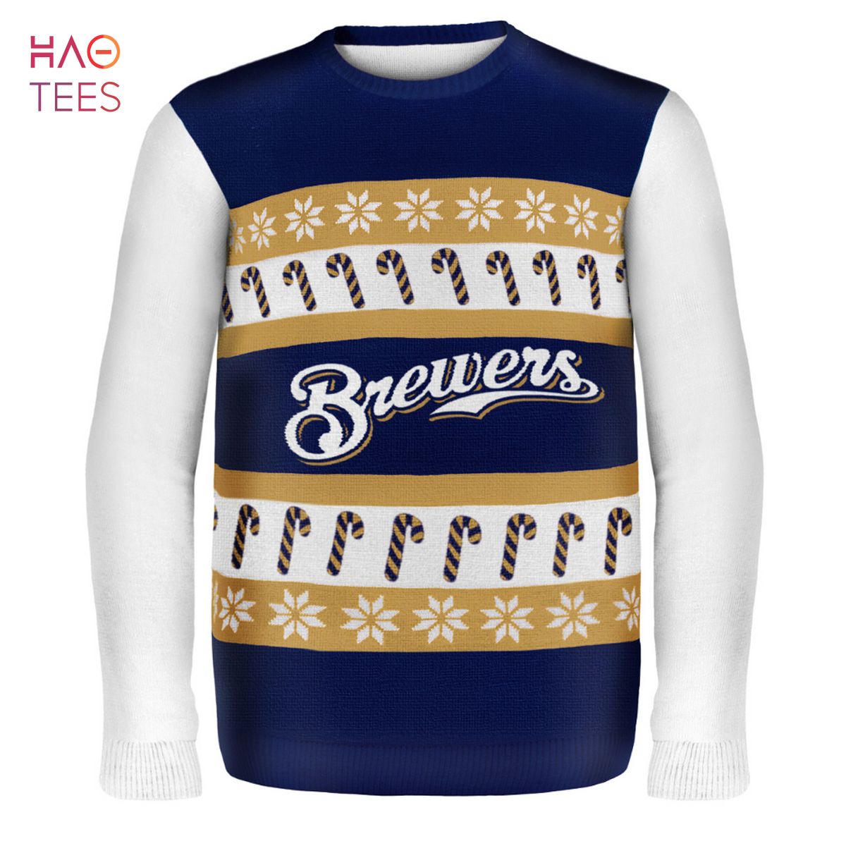 BEST Milwaukee Brewers MLB Ugly Sweater Wordmark BEST Milwaukee Brewers MLB Ugly Sweater Wordmark