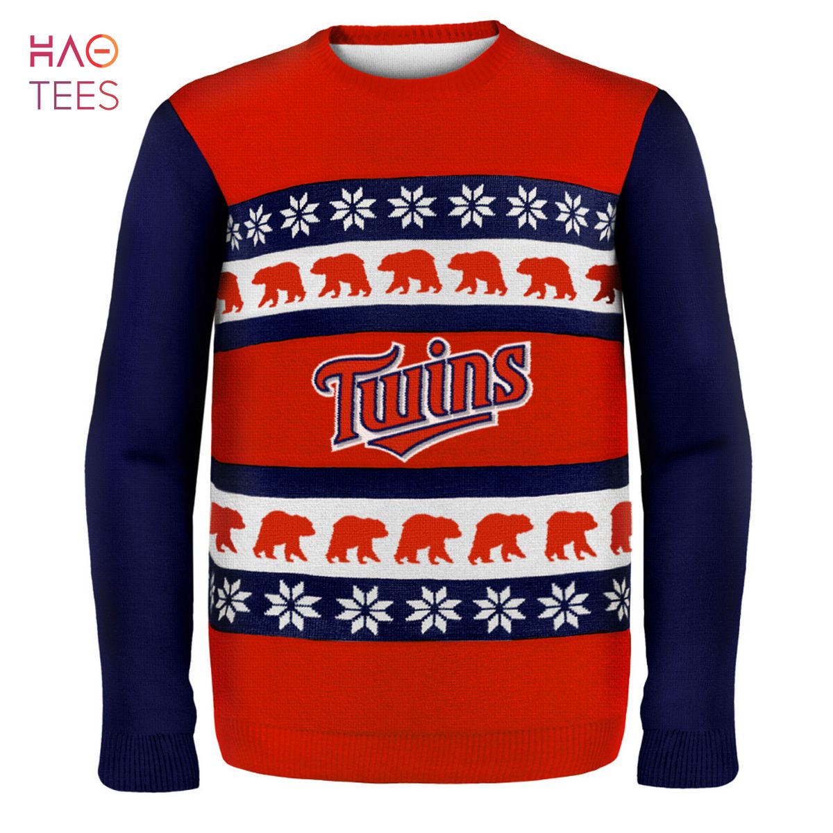 BEST Minnesota Twins MLB Ugly Sweater Wordmark