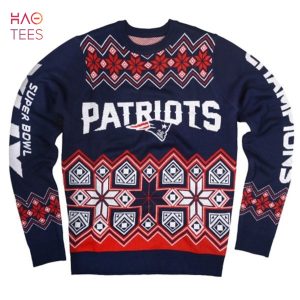 BEST New England Patriots Super Bowl XLIX Champ NFL Ugly Sweater