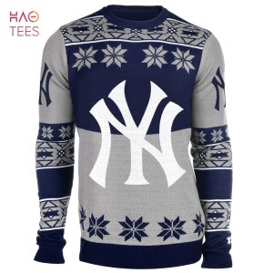 BEST New York Baseball Big Logo Ugly Sweater