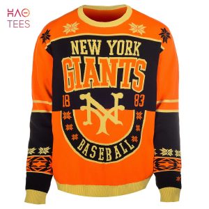 BEST New York Giants San Francisco Baseball Cotton Retro Sweater