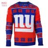 BEST New York Giants Aztec Print Ugly Sweater Vest BEST New York Giants Aztec Print Ugly Sweater Vest