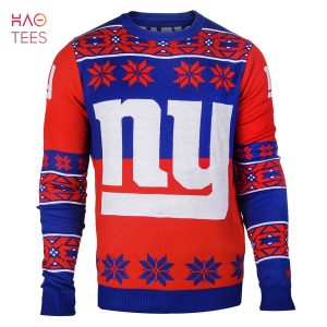 BEST New York Giants Big Logo NFL Ugly Sweater