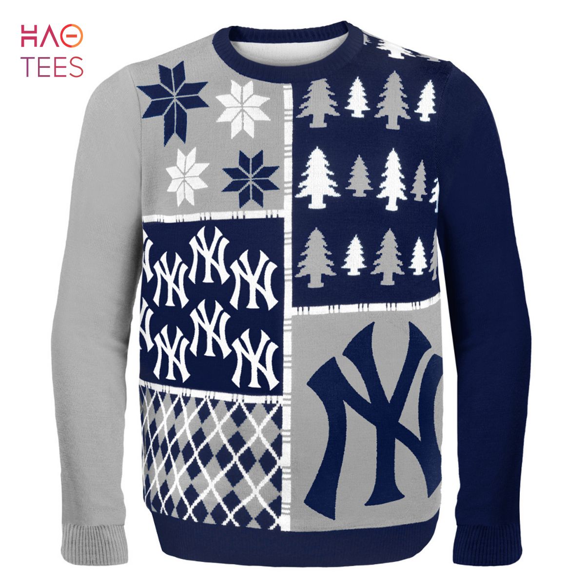 BEST New York Yankees MLB Ugly Sweater BusyBlock BEST New York Yankees MLB Ugly Sweater BusyBlock