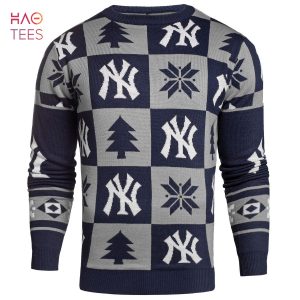 BEST New York Yankees Patches MLB Ugly Crew Neck Sweater by Forever Collectibles