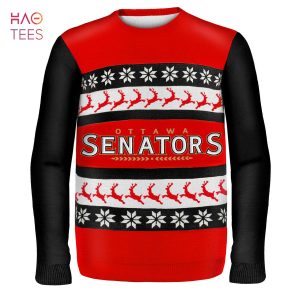 BEST Ottawa Senators NHL Ugly Sweater Wordmark