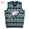BEST Philadelphia Eagles Big Logo NFL Ugly Sweater