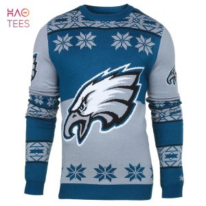 BEST Philadelphia Eagles Big Logo NFL Ugly Sweater