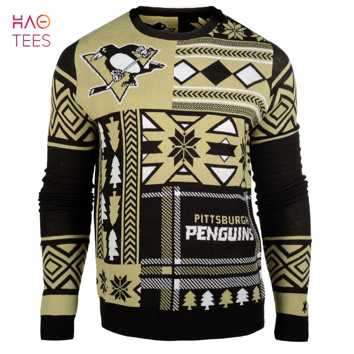BEST Pittsburgh Penguins NHL Patches Ugly Sweater