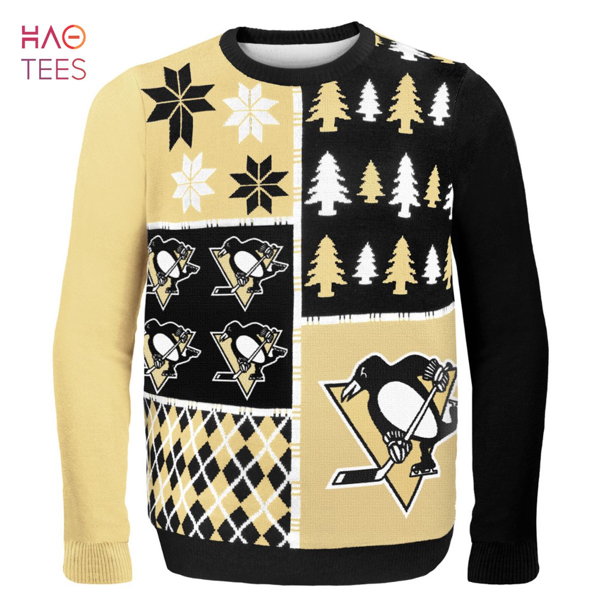 BEST Pittsburgh Penguins NHL Ugly Sweater BusyBlock