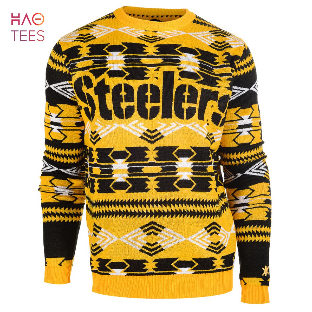 BEST Pittsburgh Steelers NFL Aztec Ugly Crew Neck Sweater