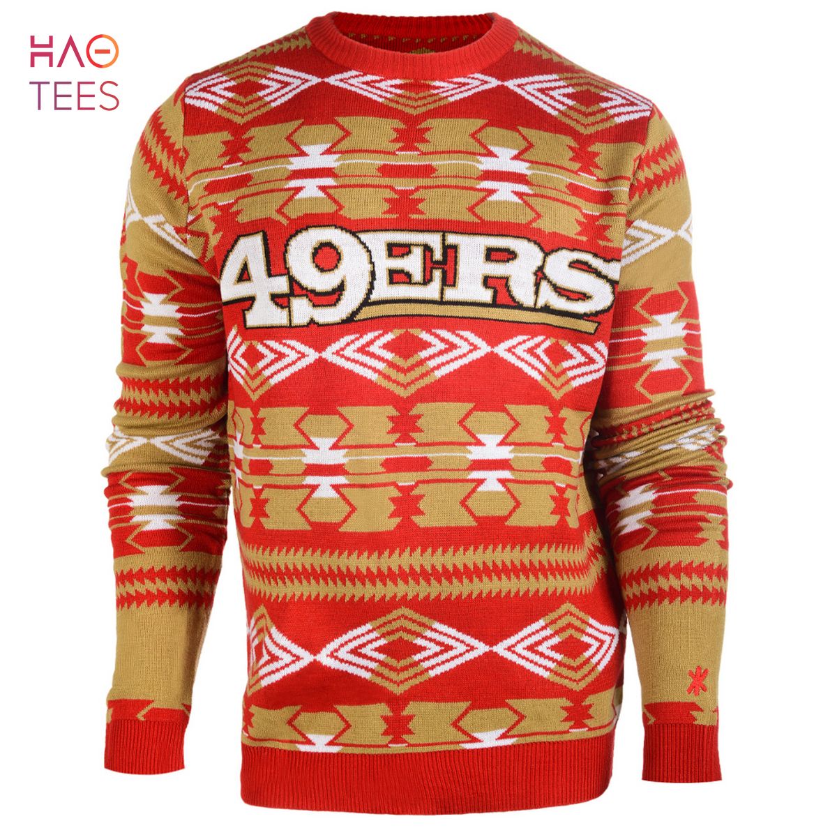 BEST San Francisco 49ers Aztec NFL Ugly Crew Neck Sweater