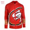 BEST San Francisco 49ers NFL Repeat Patches Holiday Sweater