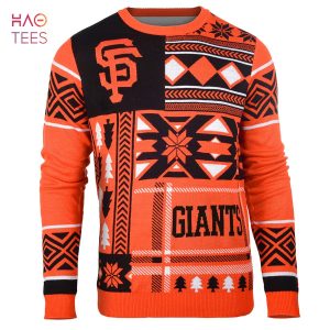 BEST San Francisco Giants Patches MLB Ugly Sweater